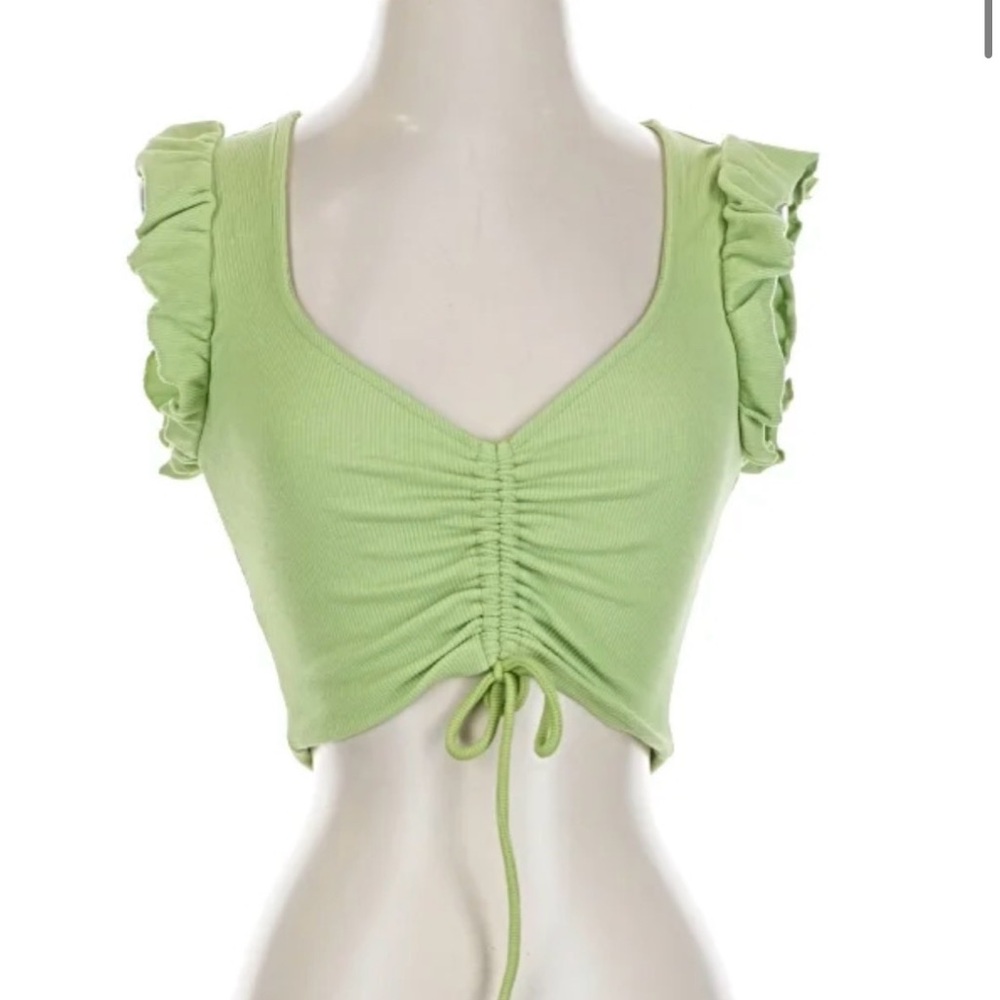 Zara Ruffle Crop size L